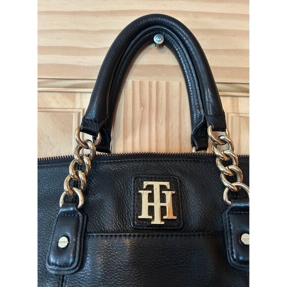 Black Leather Handbag - Picture 2 of 7